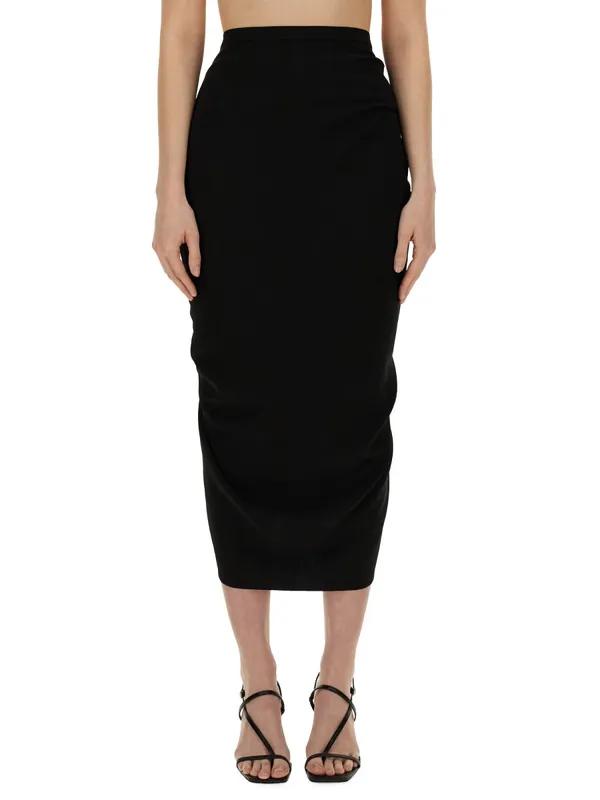Skirt With Drape - Dries Van Noten