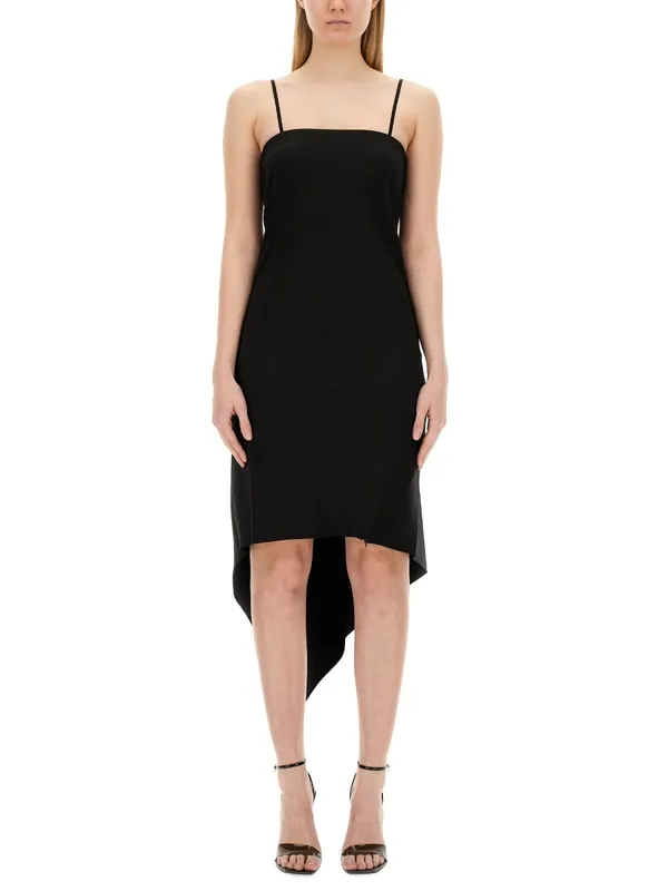 Dress With Scarf Hem - Helmut Lang