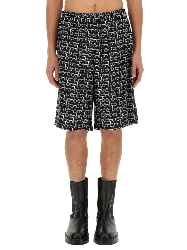 All Over Print Bermuda Shorts - Burberry