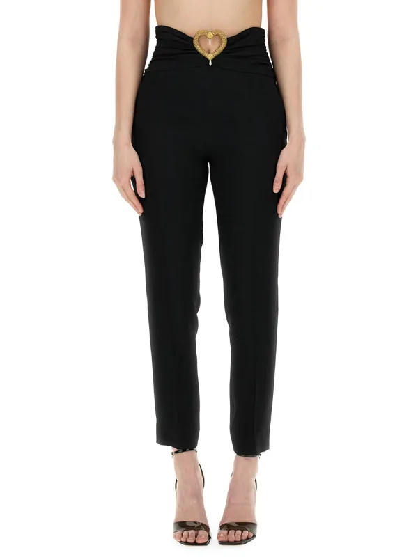Pants With Heart Application - Moschino