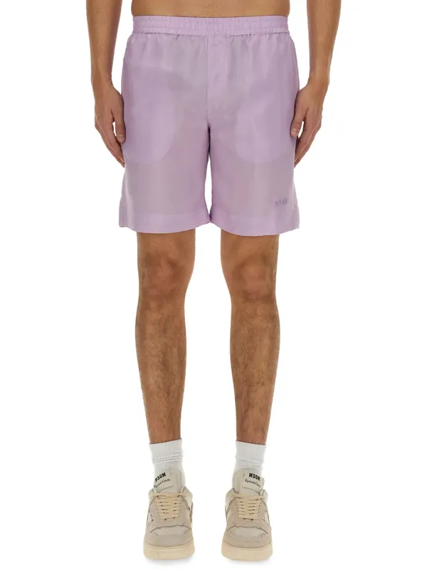 Short With Logo - MSGM