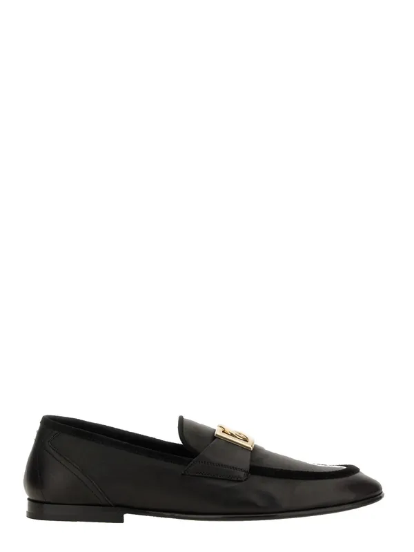 Loafer With Logo - Dolce & Gabbana
