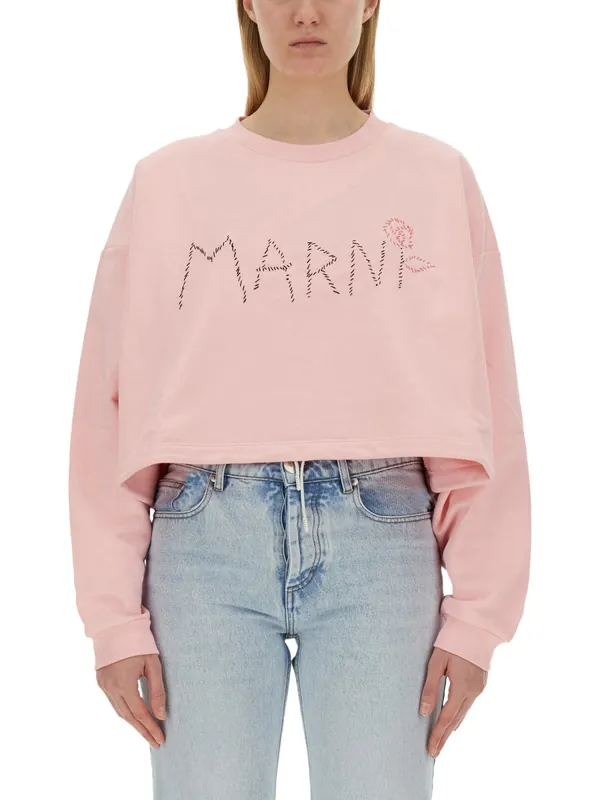 Sweatshirt With Logo - Marni