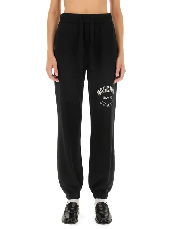 Jogging Pants With Logo - Moschino