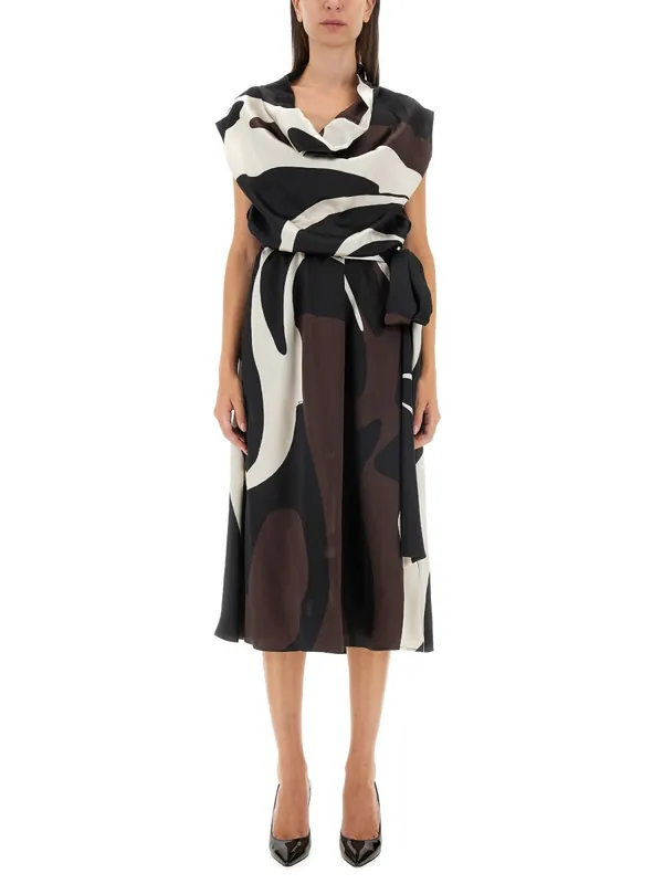 Dress With Print - Kiton