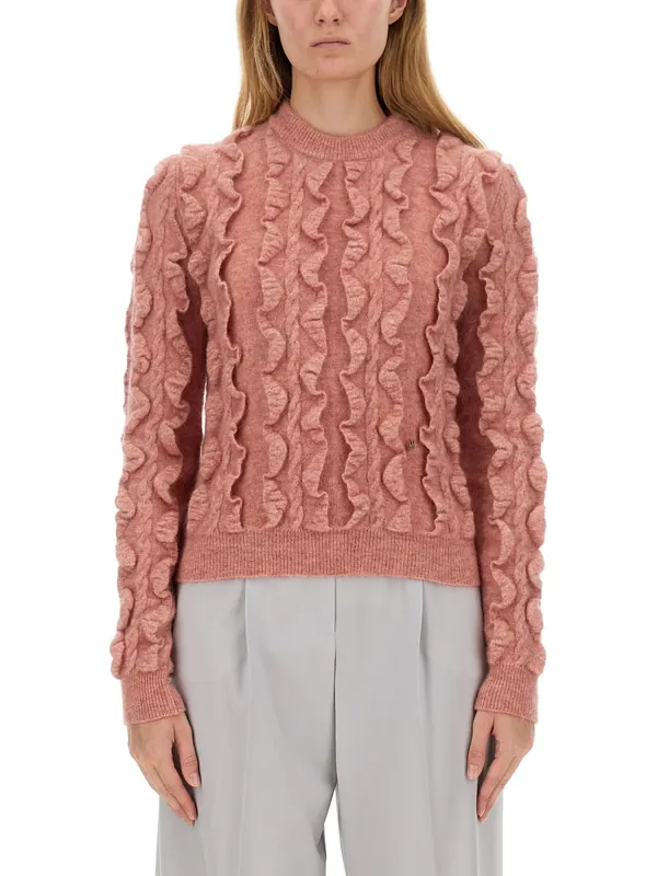 Wool Blend Sweater - Moschino