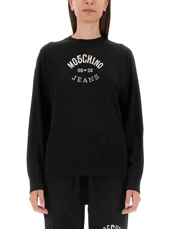 Jersey With Logo - Moschino