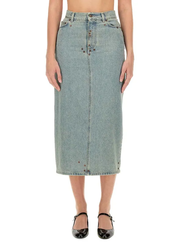 Denim Skirt - Moschino