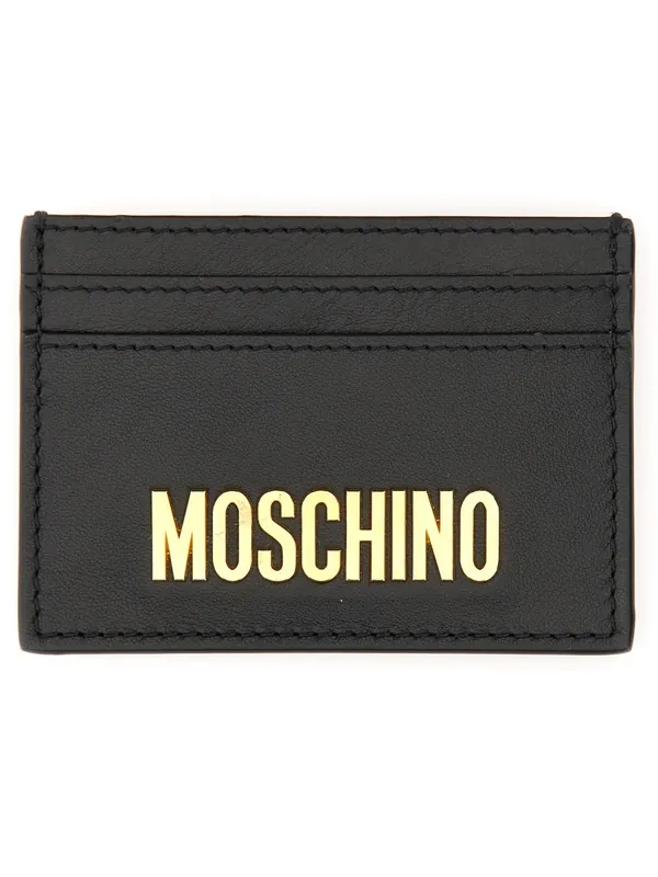 Card Holder With Logo - Moschino