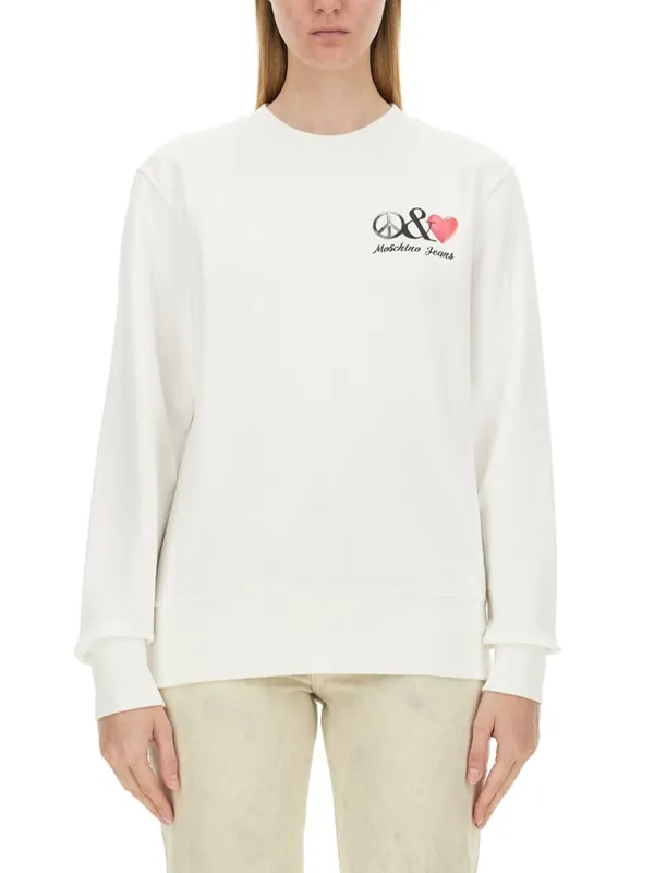 Sweatshirt With Logo - Moschino