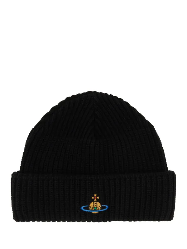 Beanie Hat With Logo - Vivienne Westwood