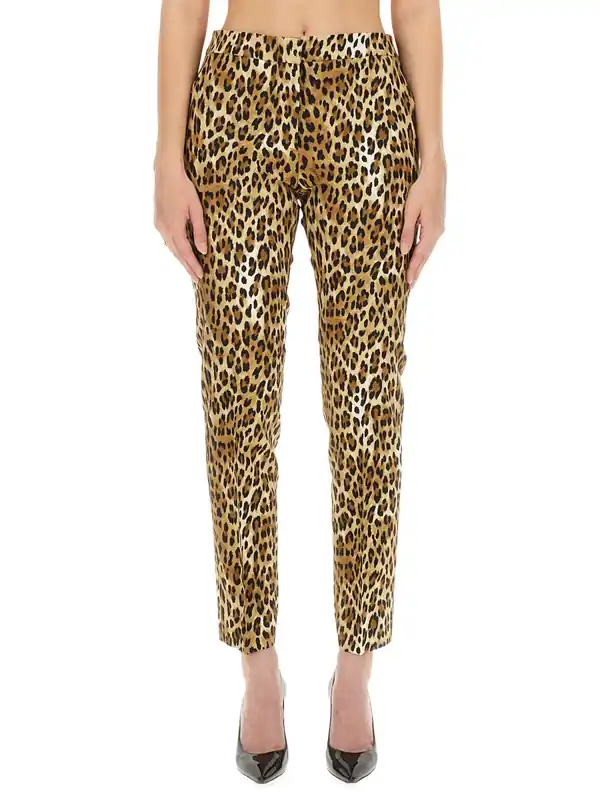 Pants With Animal Pattern - Moschino