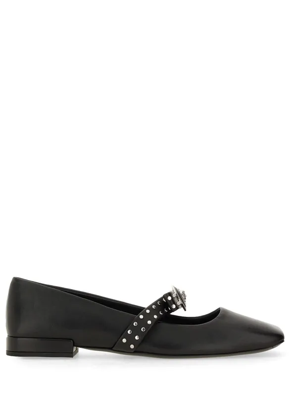 Ballerina "Gianni" Ribbon With Studs - Versace