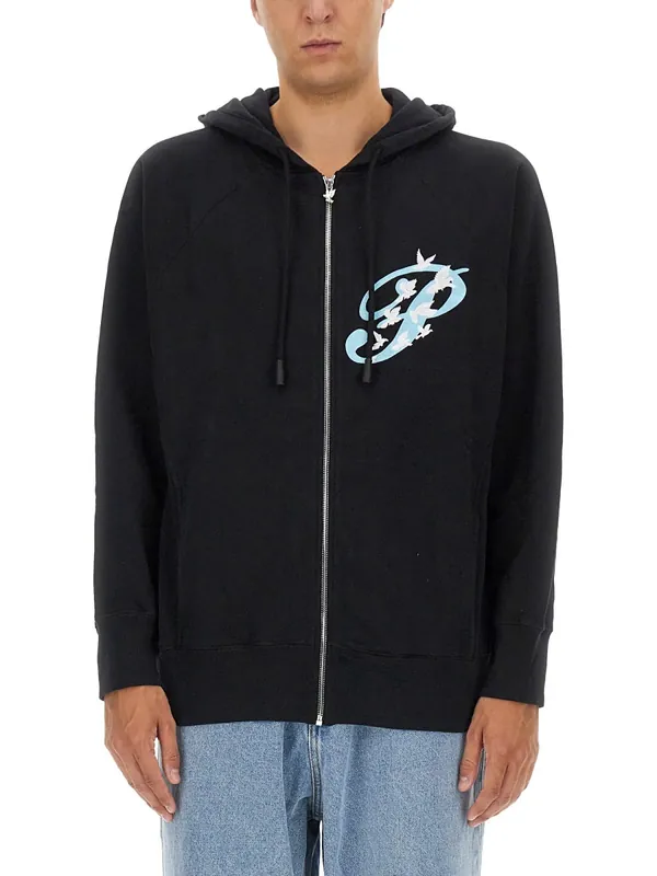 Zip Sweatshirt. - 3.Paradis