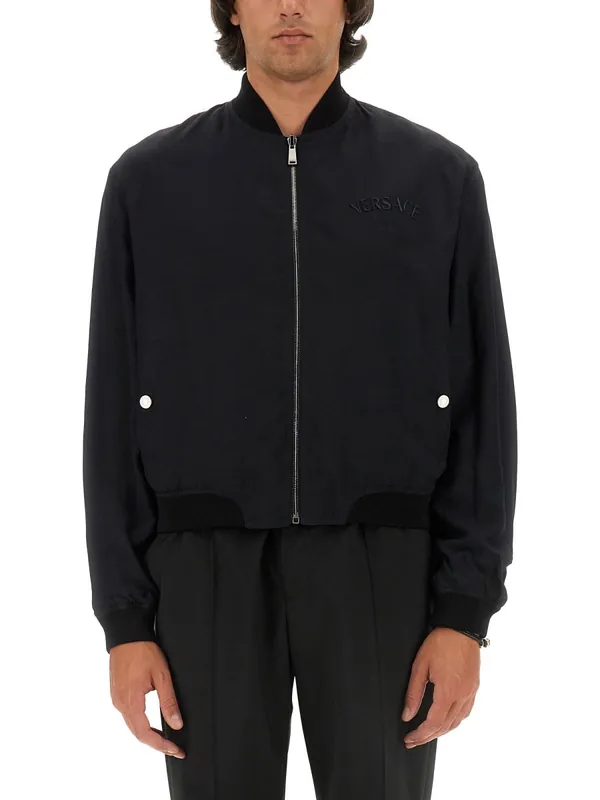 Reversible Baroque Sea Jacket - Versace