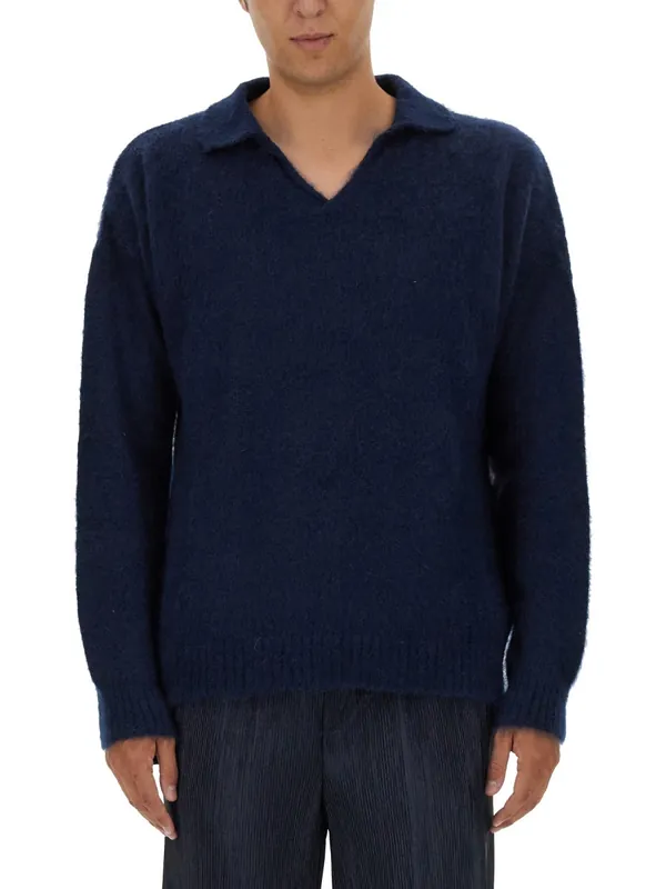 Knitted Polo. - Family First