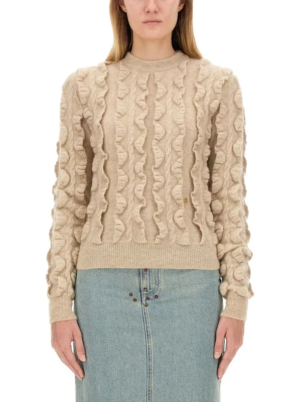 Wool Blend Sweater - Moschino