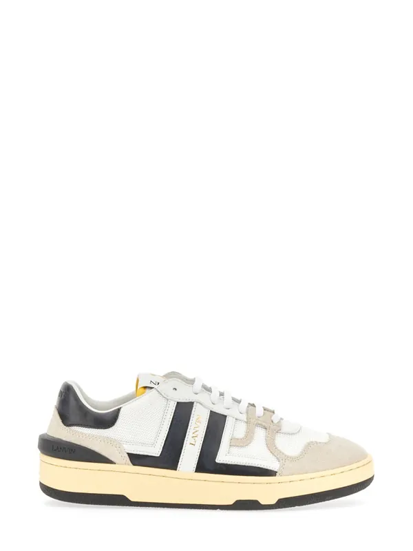 Mesh, Suede And Nappa Leather Sneaker - Lanvin