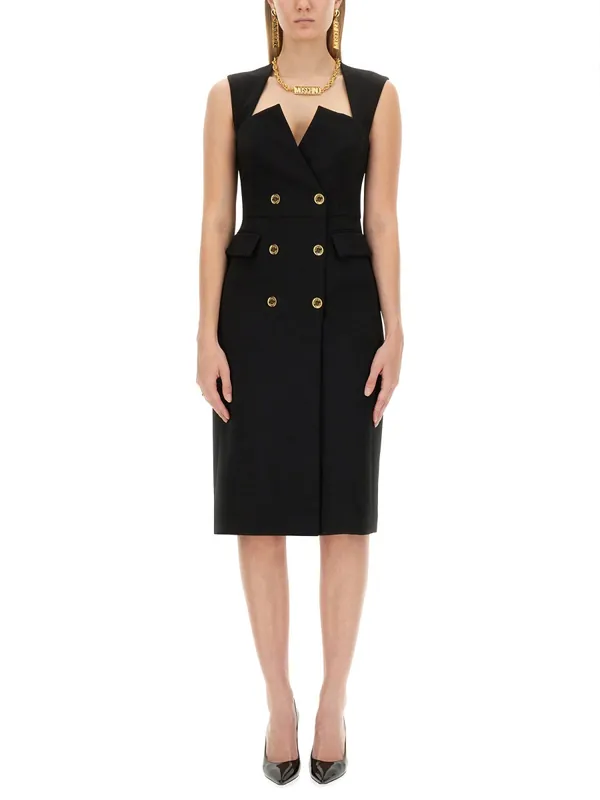 Crepe Dress - Moschino