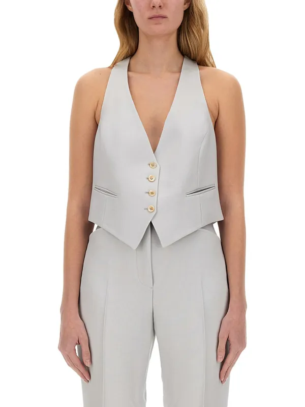 "Barathea" Silk Wool Vest - Tom Ford