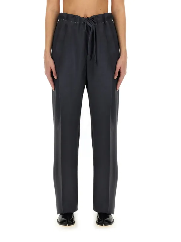 Wool And Mohair Pants - Maison Margiela