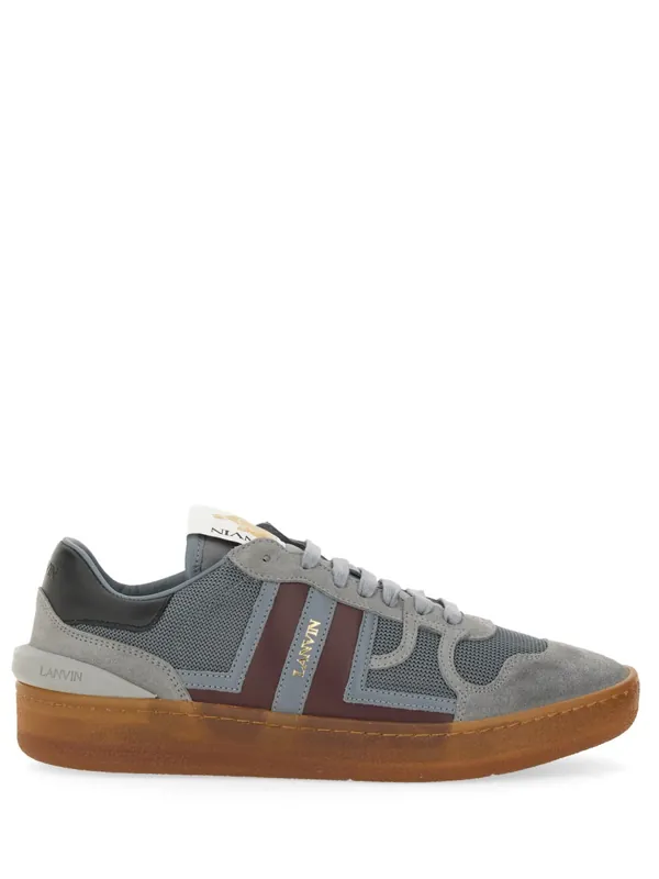 Mesh, Suede And Nappa Leather Sneaker - Lanvin