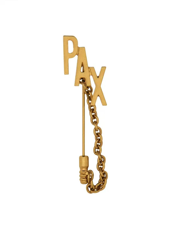 Brooch With Chain Pax - Moschino