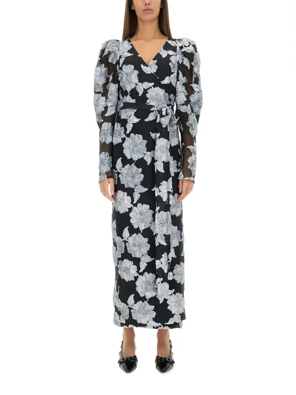 Long Floral Dress - Rotate