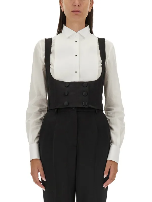 Double-Breasted Tuxedo Vest