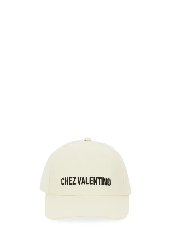 Baseball Cap With Embroidery - Valentino Garavani