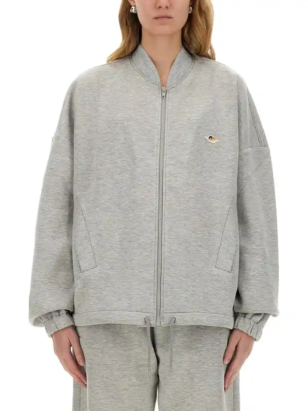 Zippered Sweatshirt "Angel" - Fiorucci
