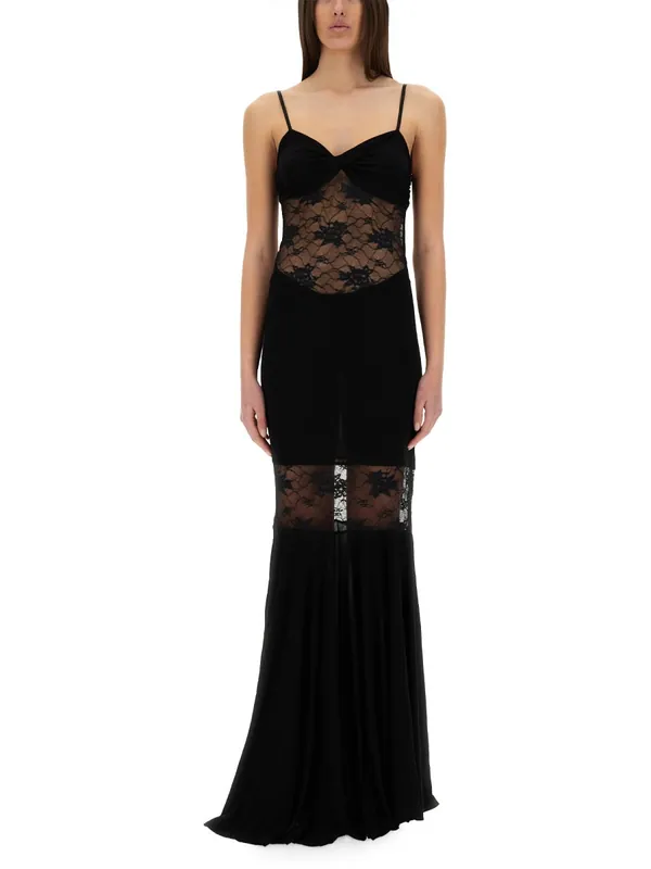 Mermaid Dress With Lace Inserts - Nina Ricci