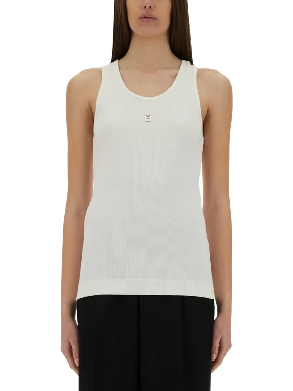 Tank Top With Logo - Givenchy