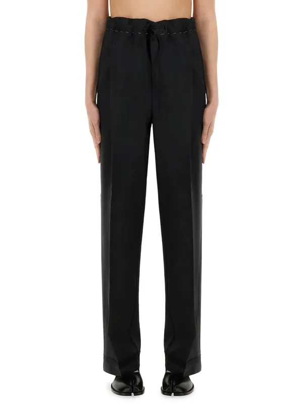 Wool And Mohair Pants - Maison Margiela