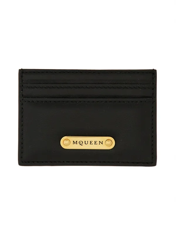 Leather Card Holder - Alexander McQueen