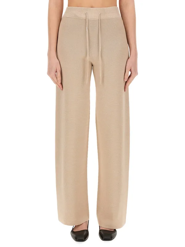 Organic Cotton And Lurex Pants - Fabiana Filippi