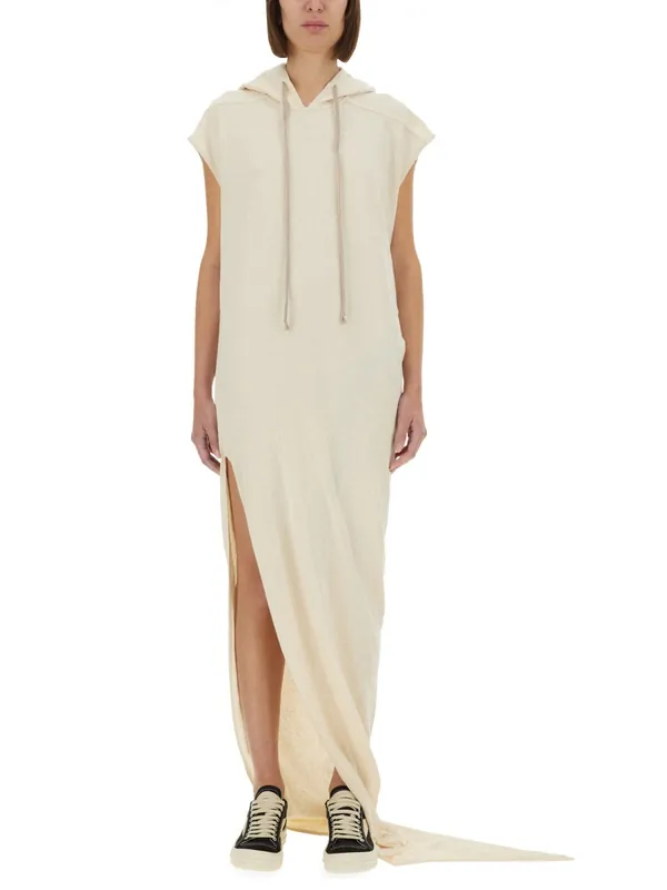 Long Dress With Hood - Rick Owens DRKSHDW