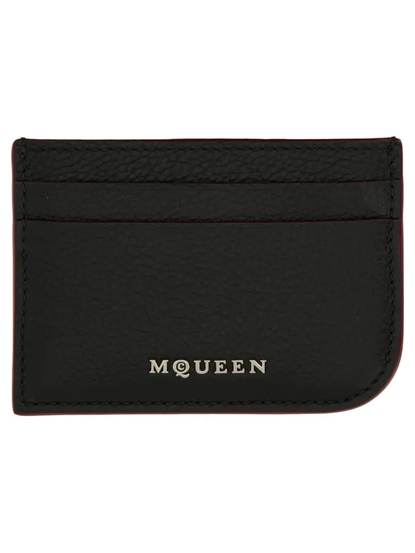 Leather Card Holder - Alexander McQueen