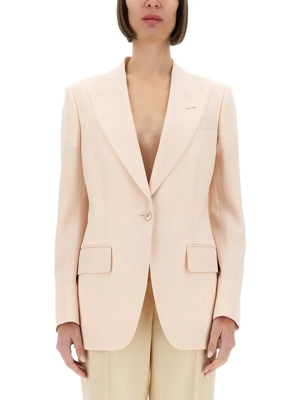 Single Breasted Wool Jacket - Tom Ford