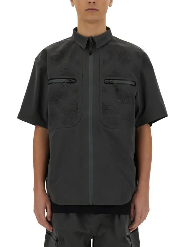 Laser Cut Short Sleeve Shirt - Alpha Industries