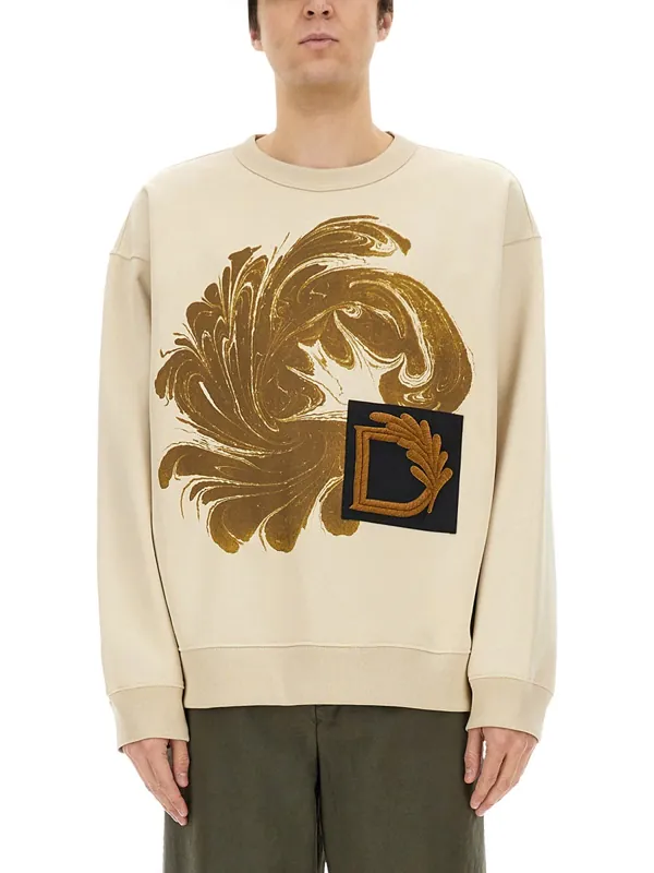 Sweatshirt With Print - Dries Van Noten
