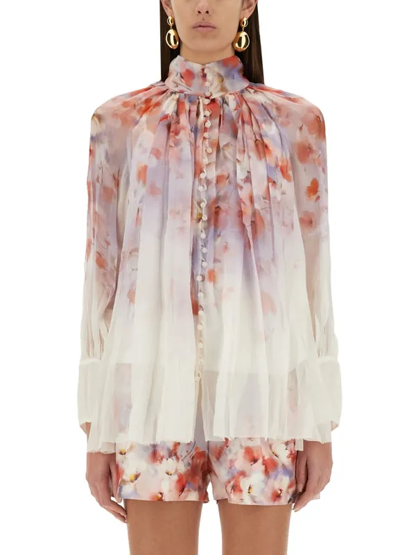Smock Blouse "Crush" - Zimmermann