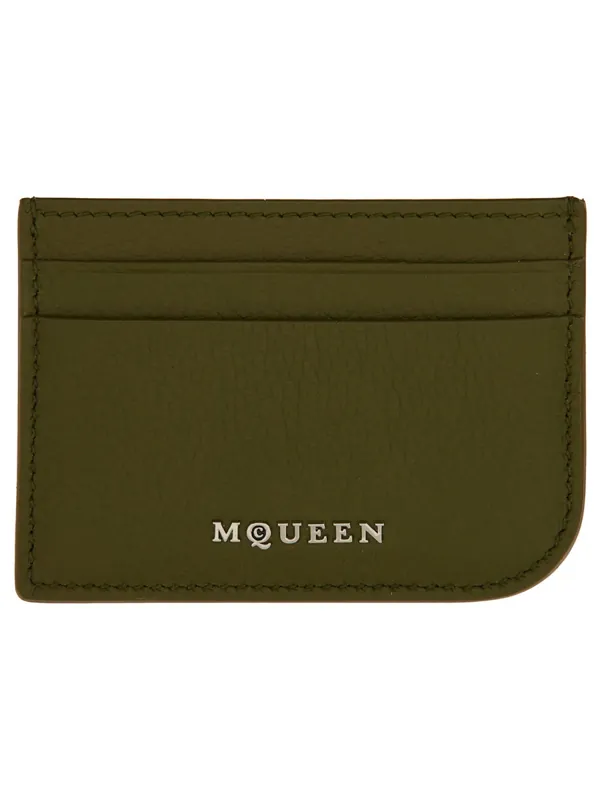 Leather Card Holder - Alexander McQueen