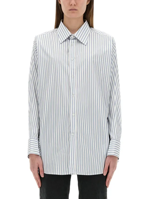 Striped Cotton Shirt - Maison Margiela