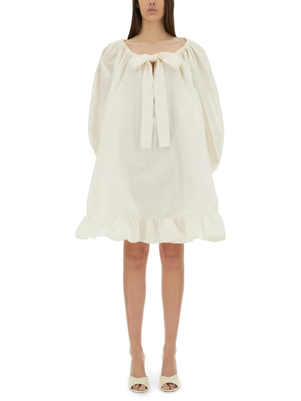 Ruffle Hem Dress - Patou