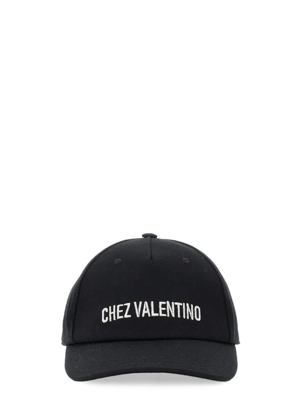 Baseball Cap With Embroidery - Valentino Garavani