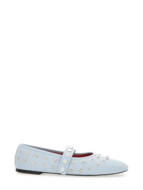 "Ryder" Ballerina With Studs - Stella McCartney