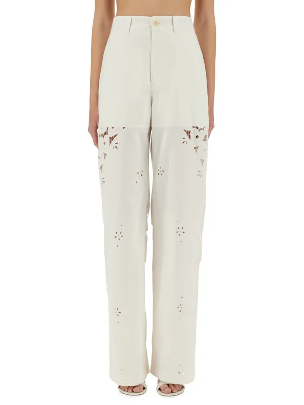 Upcycled Linen Pants - Marine Serre