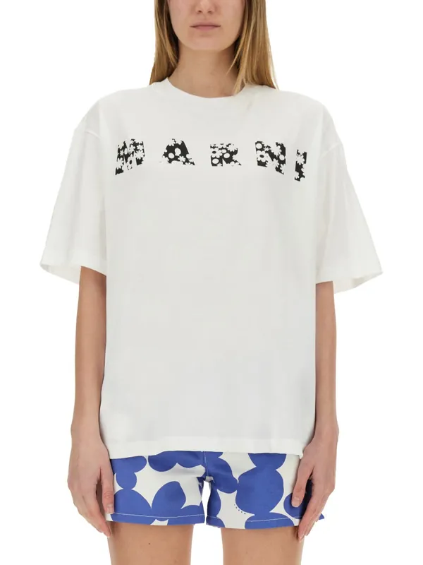 Cotton T-Shirt With Logo