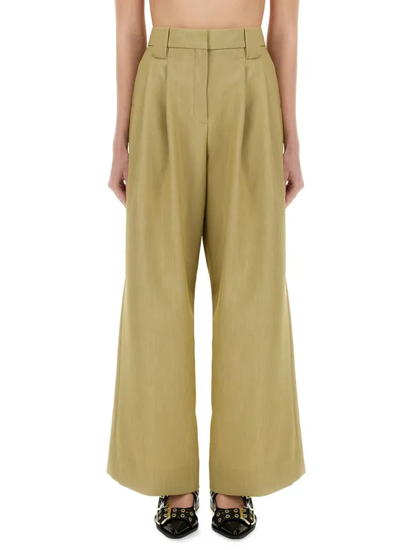 Twill Suit Pants - Ganni